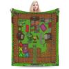 99-Ni-g-hts in The Forest Blankets Quality Soft Warm 2025 Game Bedding Throws Winter Decorative Bedroom Fluffy Bedspread