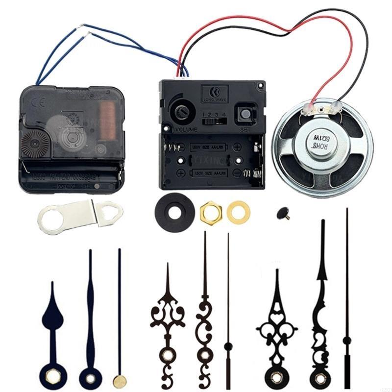 62KD DIY Quartzs Clock Mechanism Set Battery Powered Motor Replacements 12888 Clock Movement for Wall Clocks for Hobbyists