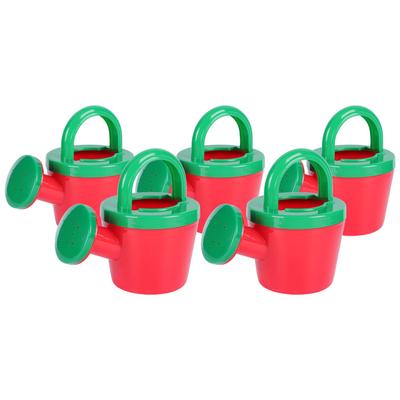 5pcs Watering Cans Watering Pot Plastic Watering Containers Beach Sand Toys Watering Toys