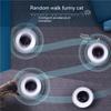 Cat Toy Smart Teaser Ufo Pet Turntable Catching Training Toys Usb Charging Cat Teaser Replaceable Feather Interactive Auto