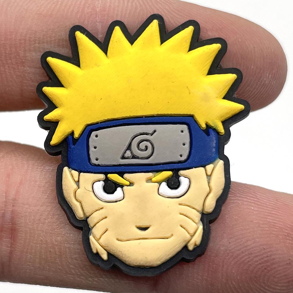 Naruto Series Detachable Clog Shoe Decorative PVC Flower Buckles