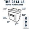 YETI Hopper Flip 8 Portable Black Cooler,