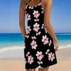 Women's Beach Dress Mini Dress Print Casual Modern Dress Sleeveless Loose Fit Outdoor Daily Summer