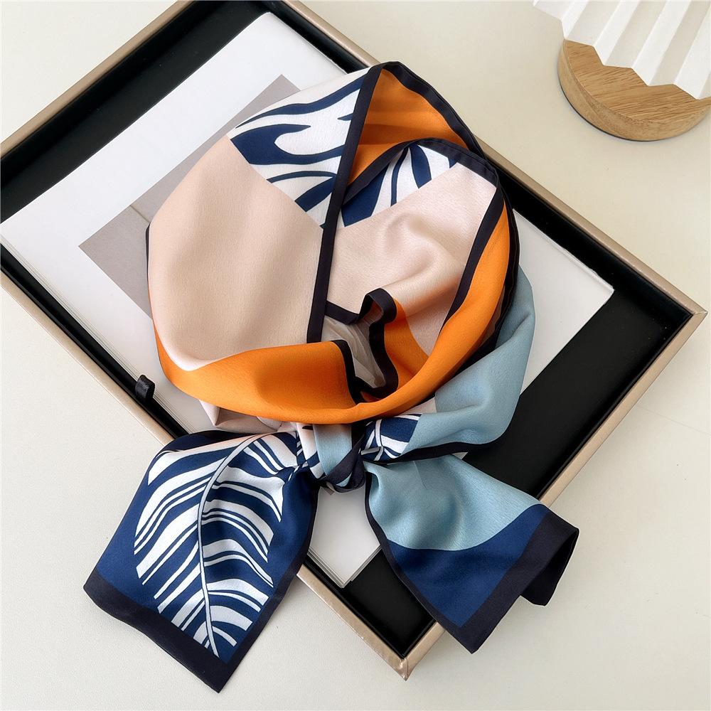 Pingjiao New Style Spring And Autumn Professional Decoration Versatile Small Silk Scarf Women'S Scarf Narrow Long Hair Strap Tie Bag Belt