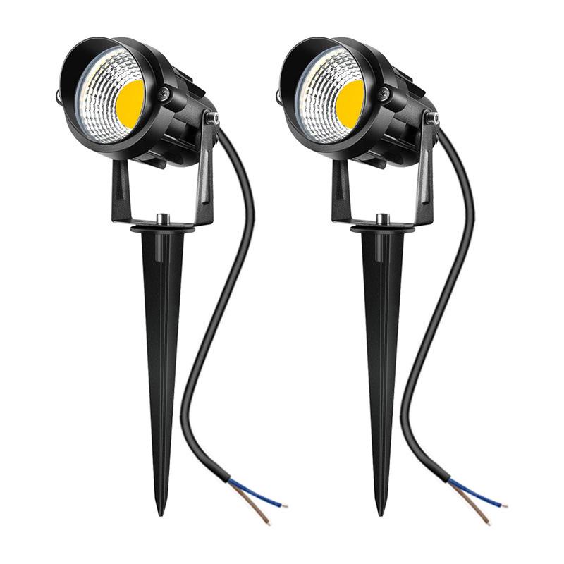 Outdoor Waterproof LED Garden Spike Spotlight for Path, Lawn, and Courtyard Lighting