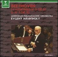 CD BEETHOVEN; MRAVINSKY - Symphonies 5 & 7  2292457602 Erato Japan Classical Used