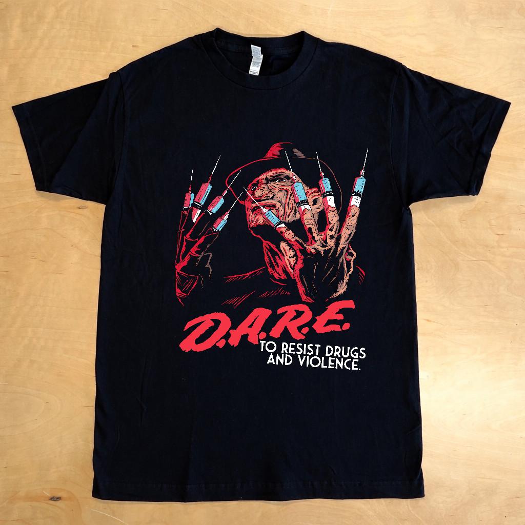 Dare Horror Movie Halloween T-Shirt, Black, S-4xl, PP2845 S