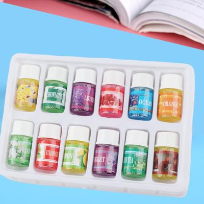 12pcs Set Water Soluble Natural Fragrance Essential Oil for for Therapy Humidifier