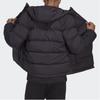 Adidas Helionic Solid Color Comfortable Warm Hooded Casual Long Sleeve Down Jacket Men Jackets Black HN5640
