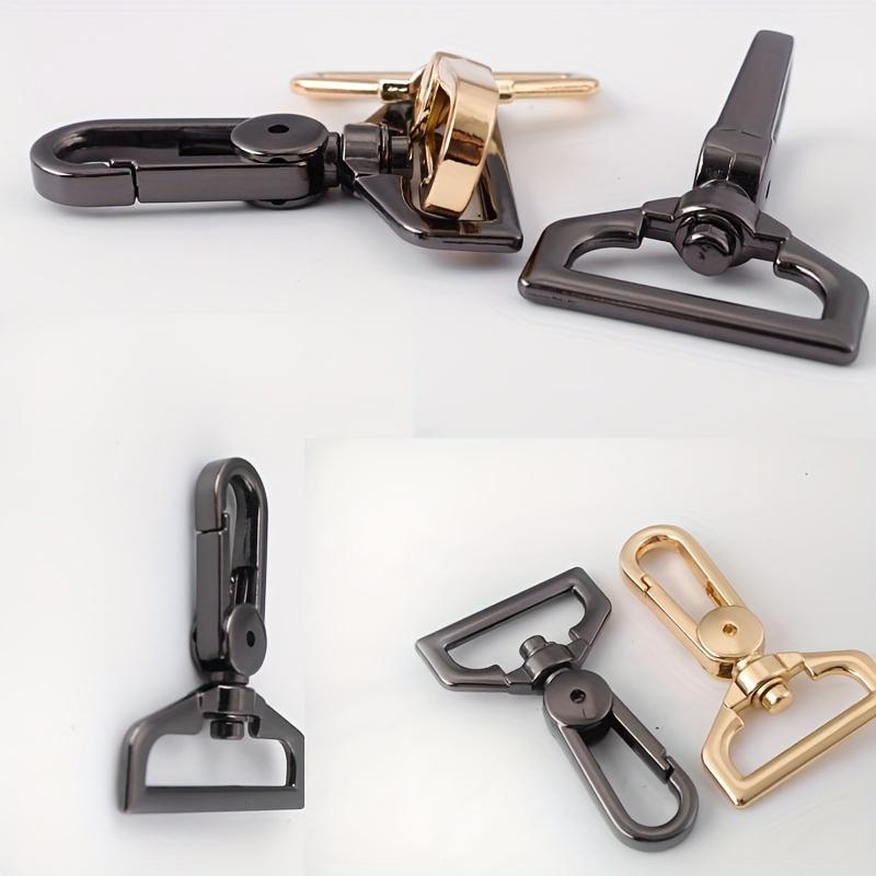 2pcs Metal Swivel Snap Hook Trigger Clips Buckles Hooks For Pet & Dog & Cat Leash & Chest Strap Accessory, Flag, Leather Craft
