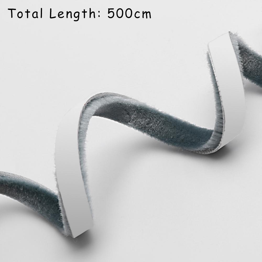 5m Wall Brush Sealing Strip Tape Self Adhesive Rainproof Draught Excluder Brush Door Window Strip Weatherstrip Window Hardware