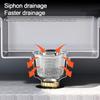 Stainless Steel Sink Strainer Anti-blocking Round Shape Floor Waste Filter Net Hair Catcher Waste Catcher