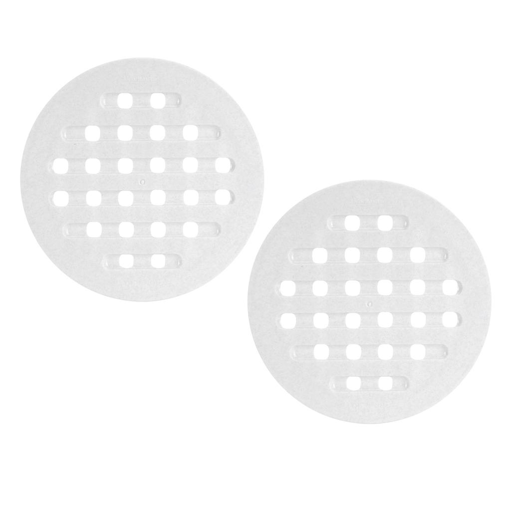 2 Stück Esstisch Hitzebeständiges Pad Haushalt PS Kunststoff Topf Pfannenuntersetzer für Zuhause Küche