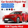 Fahrzeug für exklusiven Gebrauch Autolack Reparaturstift Für 2014-2025 Toyota Mirai Lackkratzer Reparatur Zubehör Schwarz 202 Silber 1J
