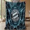Bayern Munich Theme Blanket Soft Flannel Blanket Plush Throw Blanket Cozy Sofa Bed Blanket for Home Decor