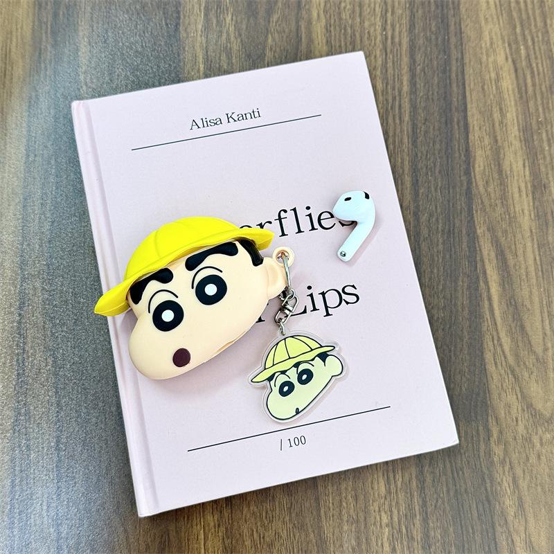 Cute yellow hat Xiaoxin AirPods Pro protective case, Apple 1/1/Pro 1st generation Bluetooth earphones, silicone soft case