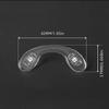 10pcs Comfortable U-Shaped Silicone Nose Pads-Repair Kits for Glasses,Non-Slip,Soft,and Breathable Accessories for Eyeglasses