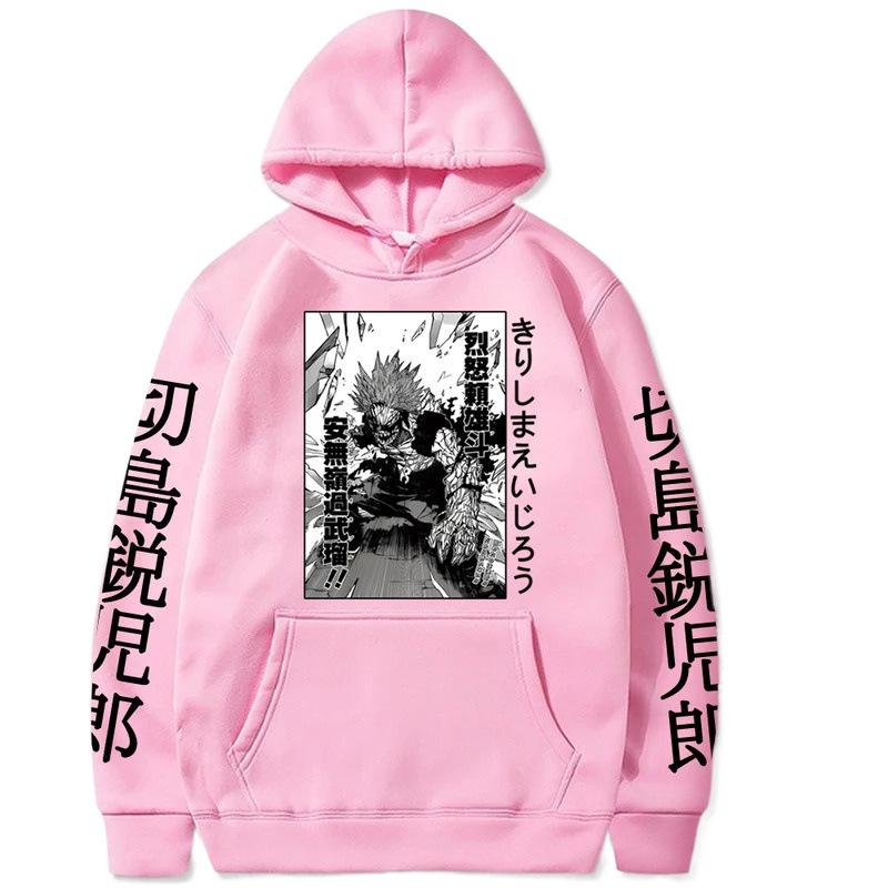 Kaminari Denki Men's Autumn Hoodies Boys Harajuku Girls Pullover Fancy Music Gift Casual Loose Comfortable Sweatshirt