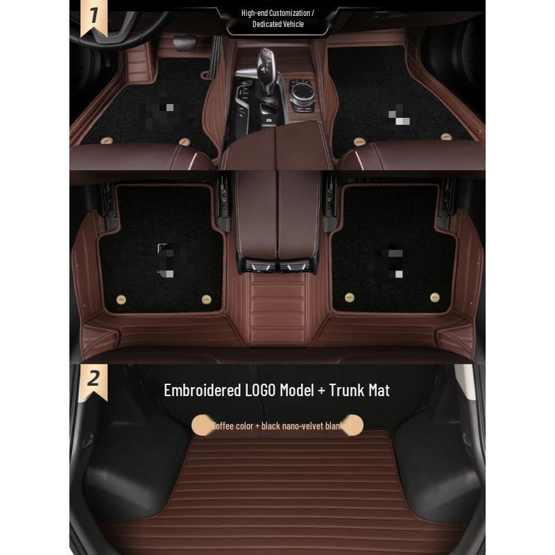 Compatible Floor Mats: Fully Enclosed Carpet Style for Hongqi HS5, H5, H9, HS7, H7, EQM5, EHS3, EHS9