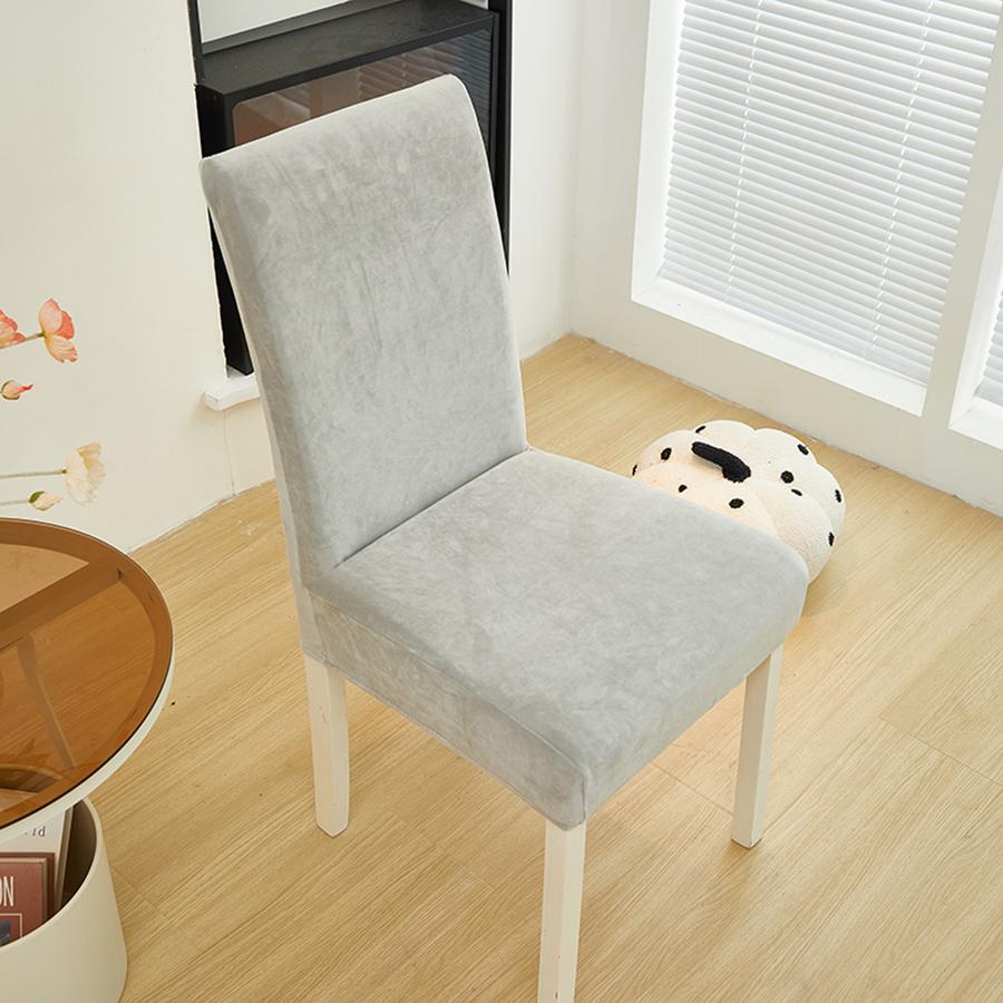 

1pc / 2pcs / 4pcs / 6pcs Ultra-Soft Cloud-Feel Velvet Chair Covers 1pc
