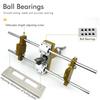 Wooden Door Lock Hole Opener Kit Lock Mortiser Slotter Jig Key Hole Drilling Guide Installation Lock Hole Locator