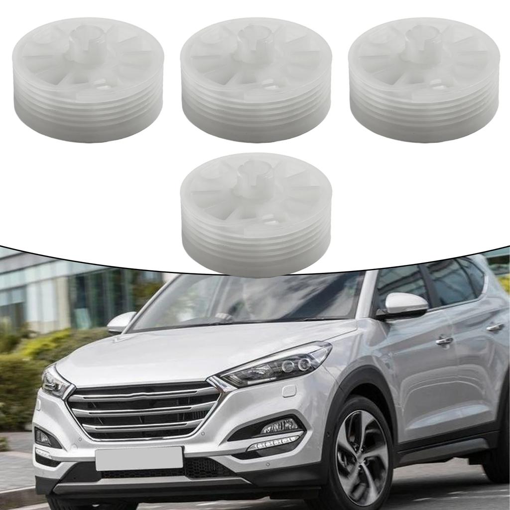 4 Stück Glasheber-Zahnradspule 82473-D3000FFF Für Hyundai Tucson Für Kia Sportage 16-20 Fensterglasheber-Zahnradtrommel
