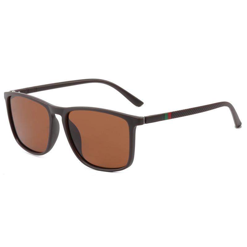Polarized driving glasses retro outdoor fishing sunglasses UV protection for TR printable LOGO non-polarized