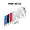 83mm 3D Aluminium Autoemblem Aufkleber Automobilzubehör Für M F10 F11 E63 E64 E68 F03 F04 F15 E71 E72 E70 E83 E84 E52 E89