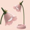 Adjustable LED Desk Lamp Touch Control Bedside Reading Lamp Flower Shaped Lamp  Study Office