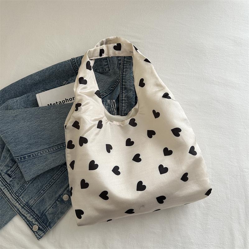 Personalized Fur Large Capacity Bucket Bag for Women In Summer New Printed Underarm Bag Fashionable Commuter Shoulder Bag