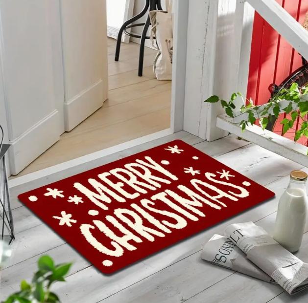 

Santa Claus Christmas Gnome Door Mat Soft Carpet Living Room Kitchen Bedroom Bathroom Room New Year Christmas Home Decor Carpet 40x60cm