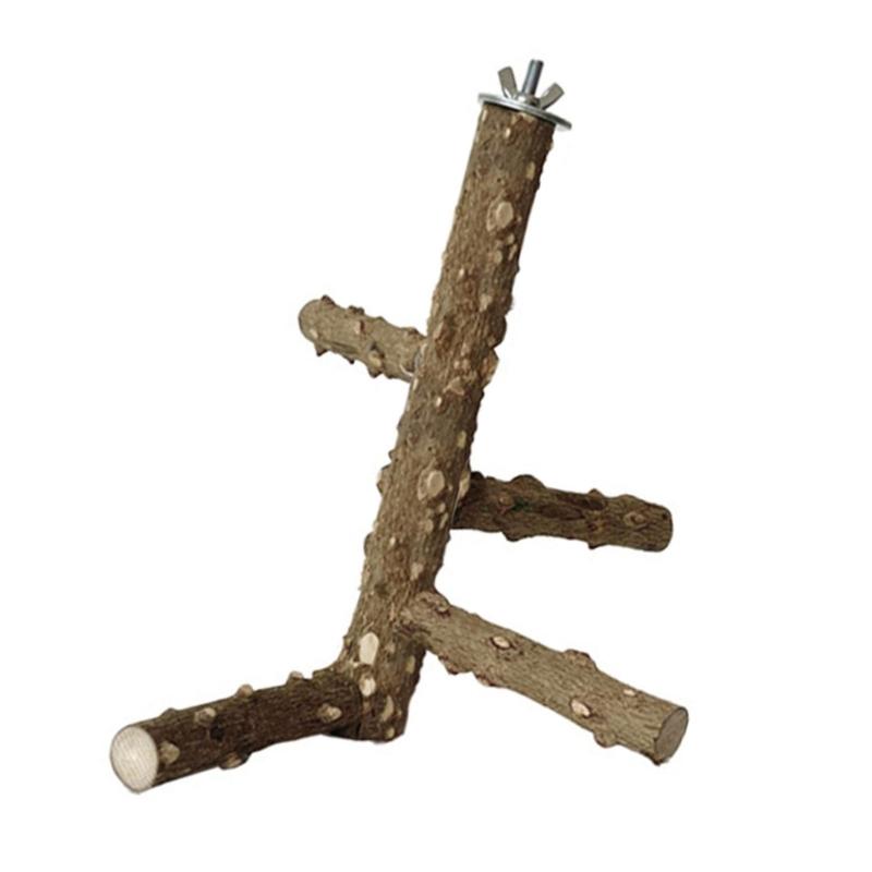 Interaktivt fuglestativ Papegøyer Klatrestativ Tyggbart tilbehør for papegøyer Klatring Morsomt