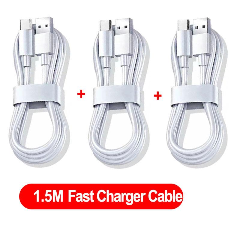 1-3PCS 10A 100W Typ C Superschnellladekabel Datenkabel für Samsung Huawei Xiaomi Redmi Schnelllade-USB-C-Kabel