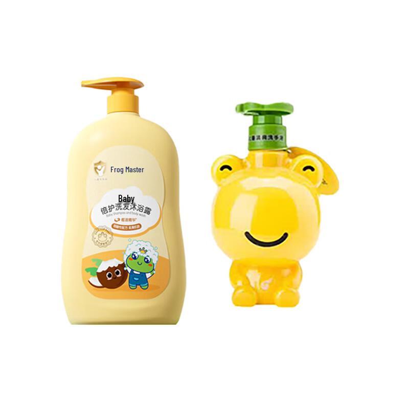 Frog Prince Coconut Oil Shampoo & Shower Gel + Lemon Hand Soap Set