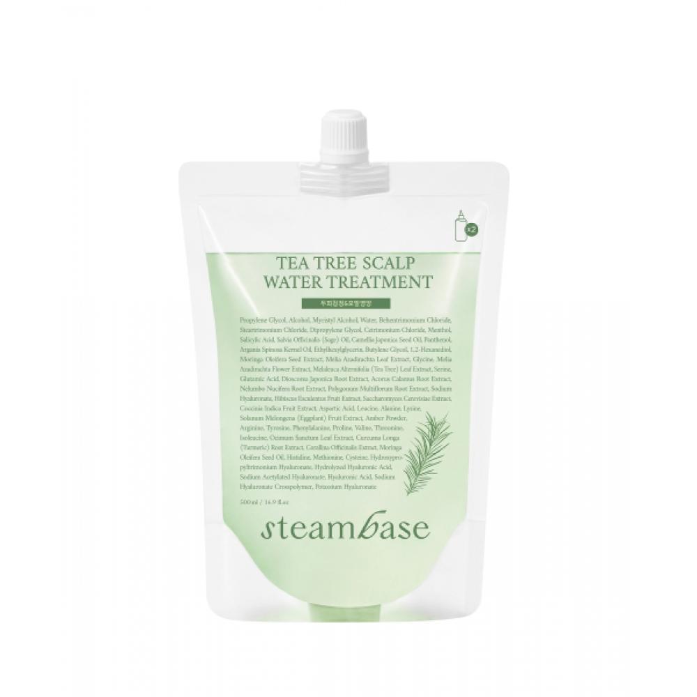 STeambase All In One Tea Tree Treatment Refill 500ml Tea Tree Scalp Water Treatment 500ml