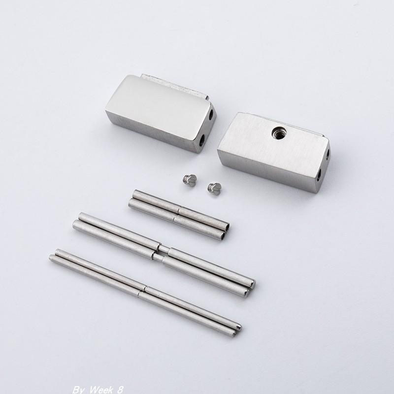 

For Patek Philippe NAUTILUS 5711 Stainless steel belt modified leather Silicone rubber watchband steel grain head grain link rod 13mm