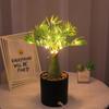 Artificial Plant With Led Lights Fake Plant Potted Tree Indoor Lighting For Living Room Hotel Villa Art Decor Bedroom Home Decor