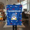 1PC Sanrio Cute Print Flannel Blanket, High Quality All Seasons, Home Decor, Warmth and Comfort, Perfect for Christmas Gifts