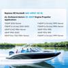 High Thrust Boats Propeller Marine Propeller Enhances Efficiency Outboard Propeller Replaces 663-45947-02-EL for 40-60HP