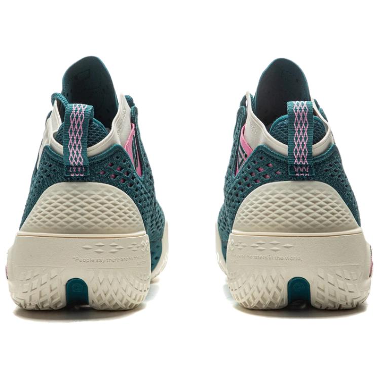 Li Ning BadFive 5 Protiskluzové, Odolné proti oděru, Prodyšné, Pružná přilnavost Středně vysoké Basketbalové boty Pánské ABFV025-4