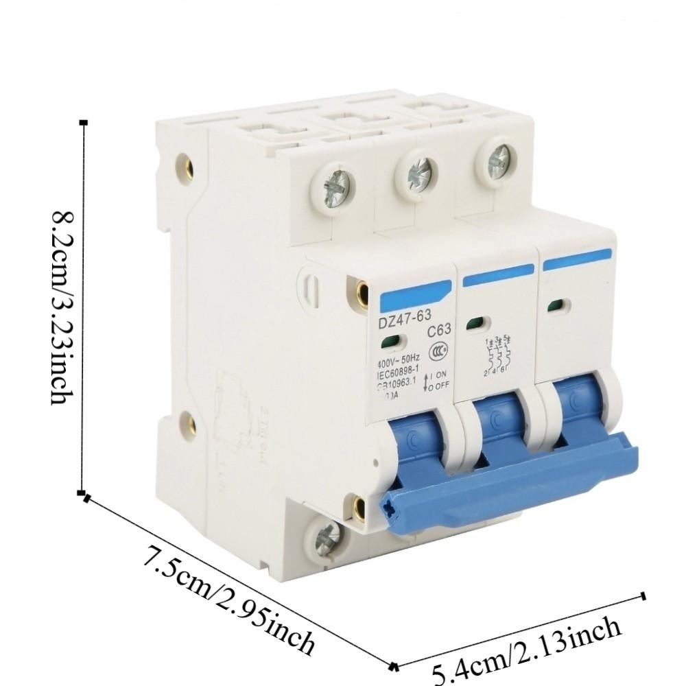 63A Current Circuit Breaker DZ47-63 Miniature Circuit Breakers RCCB 63A RCCB  Electrical Systems