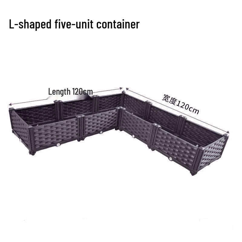 Modular Planting Box for Vegetables, Seedlings, Flowers, and Trees – Ideal for Balcony or Greenhouse Use