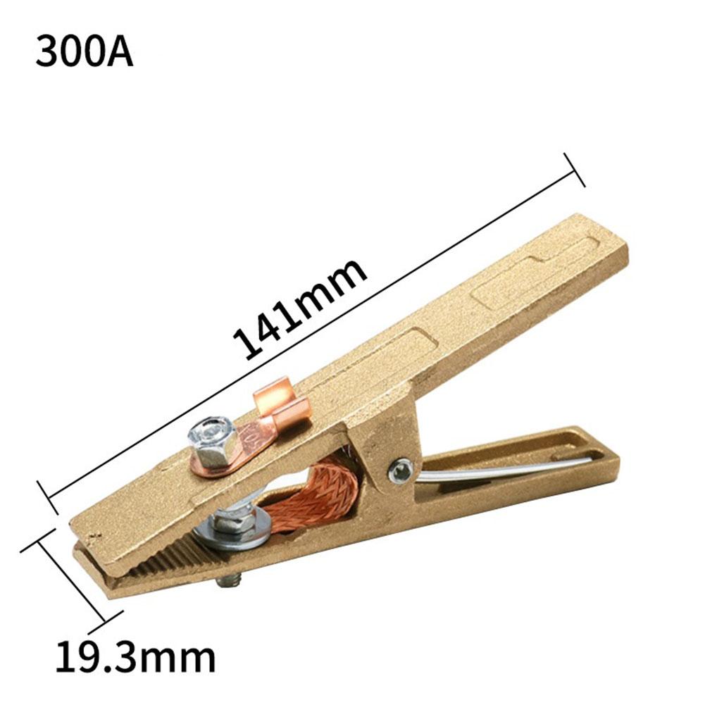Welding Ground Clamp A Shape Welding Earth Ground Cable Clip Clamp Brass For Welding Machine Ground Clip 260A 300A 500A