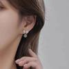 Elegant Cat's Eye Stone Bow Earrings: 2025 Trendy Antique Design for Women