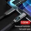 120W Fast Charging 4-in-1 Data Cable for Apple 15/16 & Huawei Dual Type-C, 6A