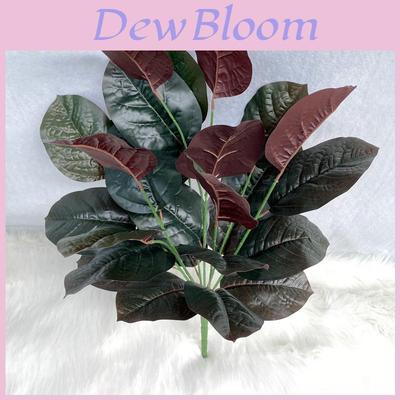 Fake Green Plant Pot With 26 Leaves For Home Decor And Photography Props