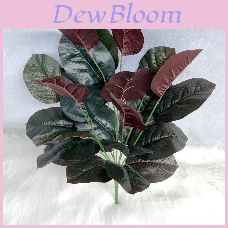 Fake Green Plant Pot With 26 Leaves For Home Decor And Photography Props