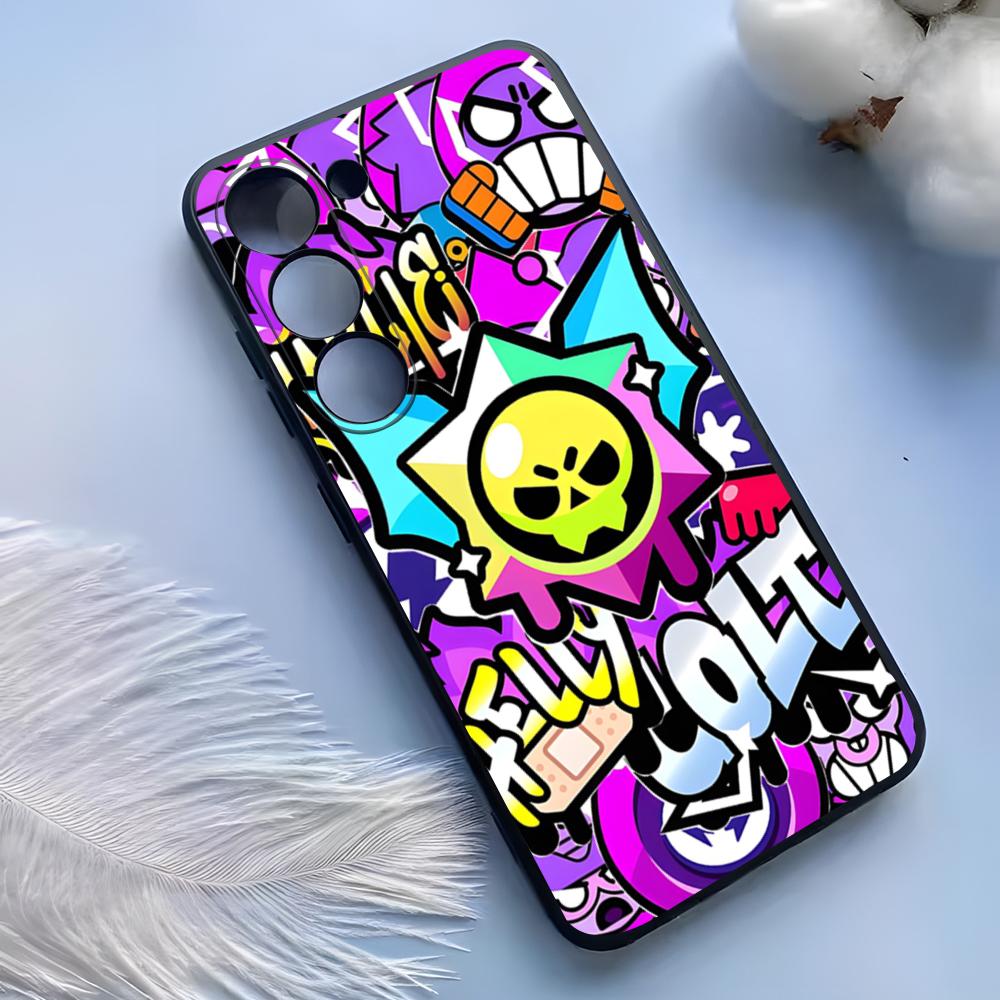 Hot Game B-BRAWLs Classic Phone Case For Samsung S25 Ultra S24 S23 S22 S21 S20 Plus Fe Galaxy A54 A53 A34 A25 Silicone Cover