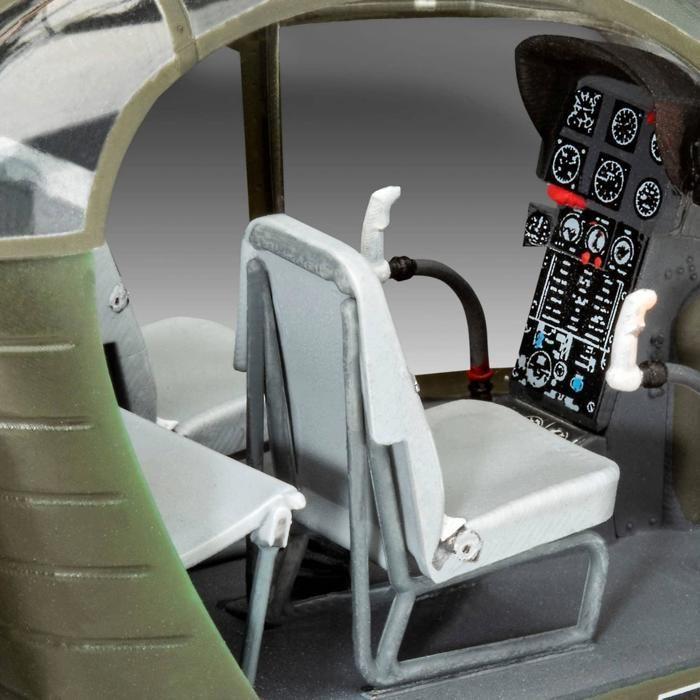 Maquette hélicoptère - revell - alouette ii - 191 pièces - échelle 1/32 - intérieur