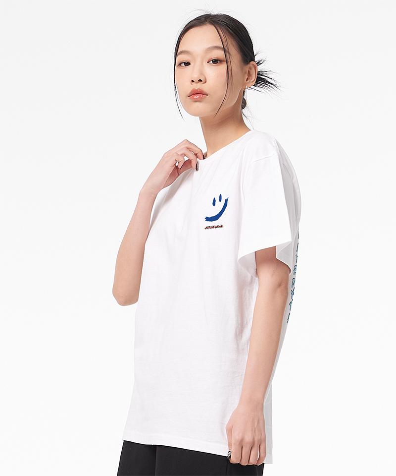 ARTISTWEAR [Atw X Art Lab Chacha] Super Happy Short Sleeve T-Shirt